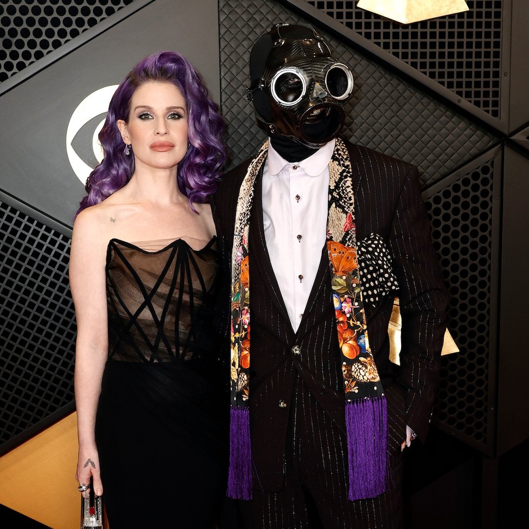 Who Is Kelly Osbourne's Masked Date at the 2024 Grammys?