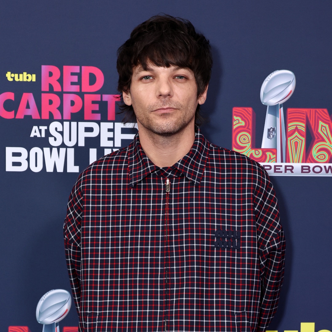 Louis Tomlinson Attends Big Game