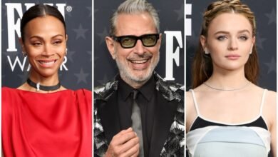 Critics Choice Awards 2025 Red Carpet: Zoe Saldaña, Jeff Goldblum, Joey King and More